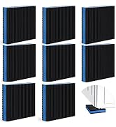 ZAVOOS 8 Pack Rubber Anti Vibration Pad, 4'' x 4'' x 7/8'' Heavy Duty EVA Sound Isolation Pads, S...