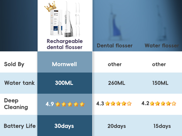 Rechargeable dental flosser
