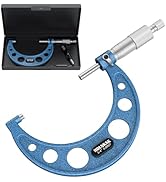 HDLNKAK Outside Micrometer Set, 3-4" Machinist Micrometer, 1 Pcs Machinist Tool Set, 0.0001" Grad...