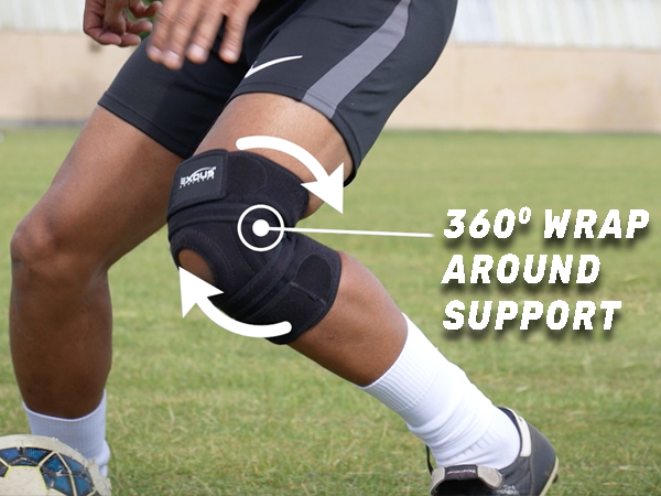 360 wrap around support built in 