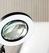 10X real glass magnifying work light 10x magnifying glass with light and stand