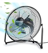 BEESTAR 9 Inch Floor Fan,3-Speed Portable Metal Fan, Table Fan Quiet for Home, High Velocity Floo...