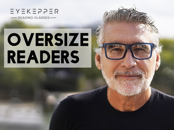 Oversize reading glasses