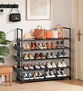 5 tier shoe rack