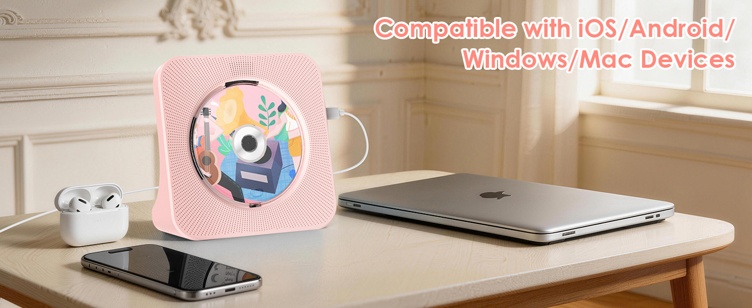 cd player with speakers