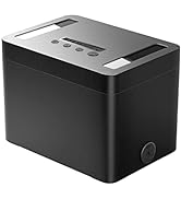 STARSIKI Metal Phone Lock Box with Timer, Timed Lock Container with Child Lock, USB C Charge, Aud...