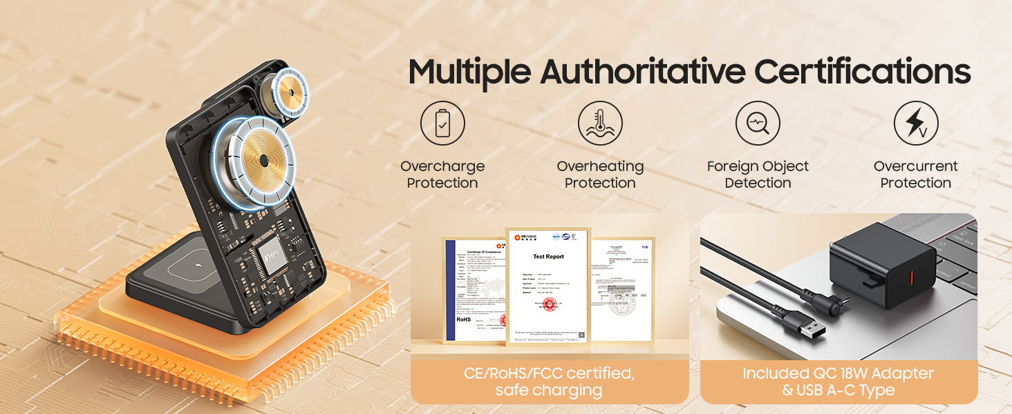 3 in 1 wireless charger for samsung galaxy