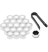 Mtsooning 21 Pcs Car Wheel Nut Caps, 21mm Universal Nut Lug Cover, Auto Hub Bolt Head Protector w...