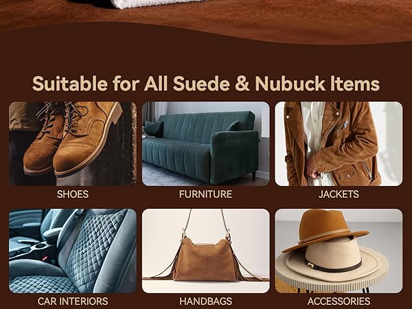 SUITABLE FOR ALL SUEDE AND NUBUCK ITEMS