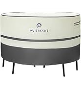 WJ-X3 Patio Table Covers, 60" Diax28 H Outdoor Round Small Dining Set Furniture Cover, Heavy Duty...