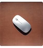 Mouse Pad-Premium Full Grain Genuine Leather (Vintage Brown)