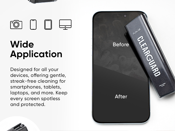 FLOLAB Clear Guard screen cleaner 20 ml Grey