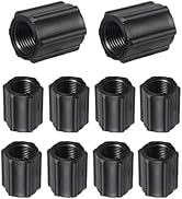 10 Pcs 1/2 Inch Double Female Thread Coupling Sprinkler Pipe Fitting Female Threaded Fitting NPT ...