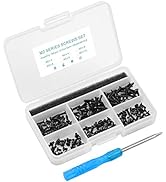 180Pcs M2.0 Series Laptop Screws Notebook Screws Set Kit for Laptop Notebook and SSD HDD DVD-RW, ...