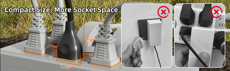 Compact Size, More Socket Space