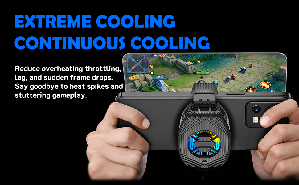 semiconductor phone cooler,magnetic phone cooler,clip-on phone cooler,USB Type-C phone cooler