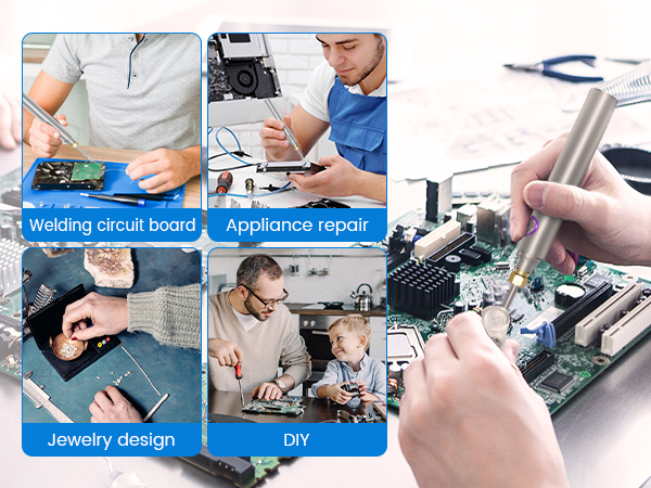 ELMCONFIG CORDLESS SOLDRING IRON KIT