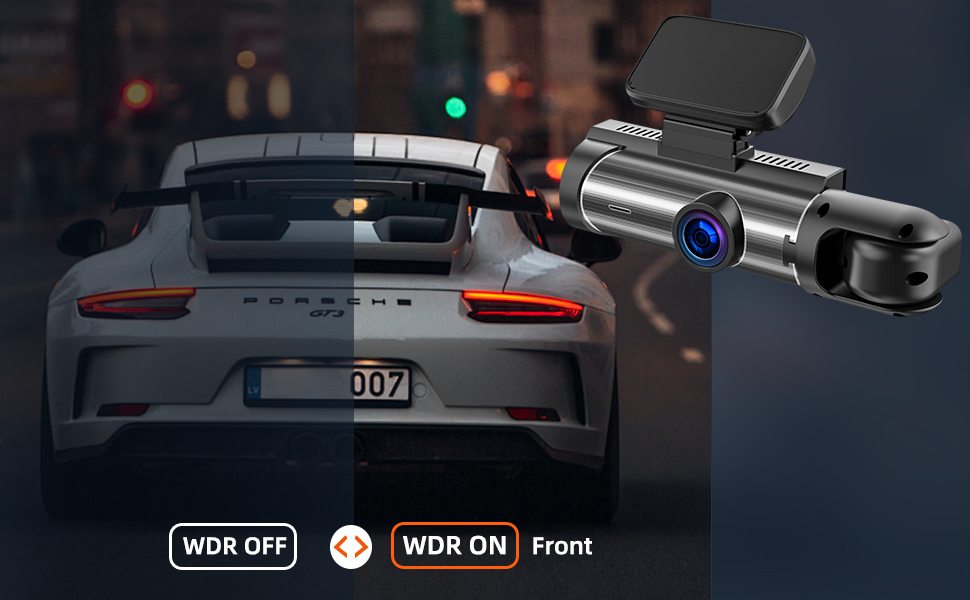 dash cam front and inside