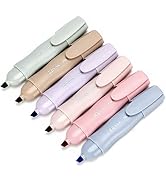 ZEYAR Aesthetic Highlighter Marker Pen, Cream Colors Chisel Tip, Water Based ink, Quick Dry, No B...
