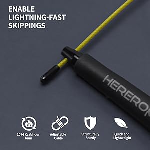 Speed rope for men
