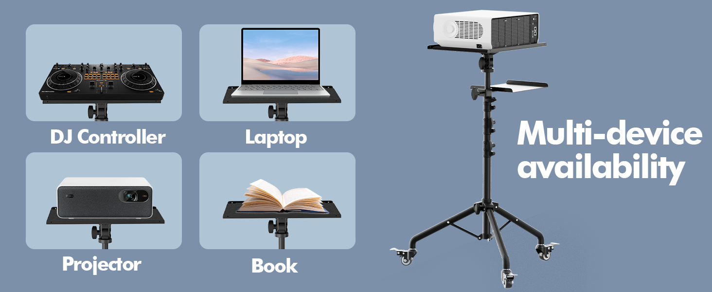 Multi-device availability Sheet Music Laptop Projector DJ Controller