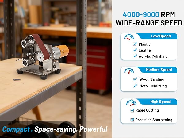 Mini Electric Belt-Sander Knife-Sharpener