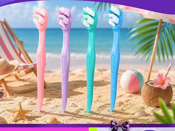 Alosalut 36 Pack Pre-Pasted Mint Mini Disposable Toothbrushes