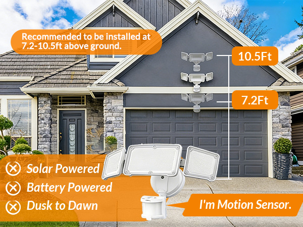 hardwired motion sensor light