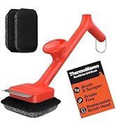 ThermoMaven Bristle-Free BBQ Grill Brush - No Wire Risk Steam Cleaner Removes Burnt Grease Fast -...