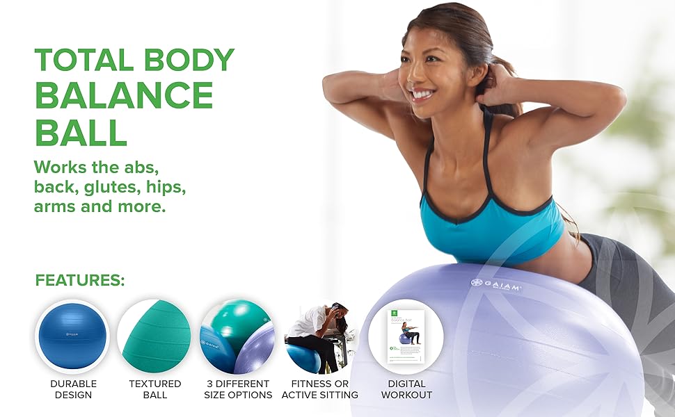 peanut shaped balance ball comparison chart showing improved stability over round yoga ball kids