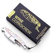 Drincarier Shell Handle Waiter Corkscrews-Wine Openers,Corkscrew Bottle Openers,3-in-1 Wine Key T...