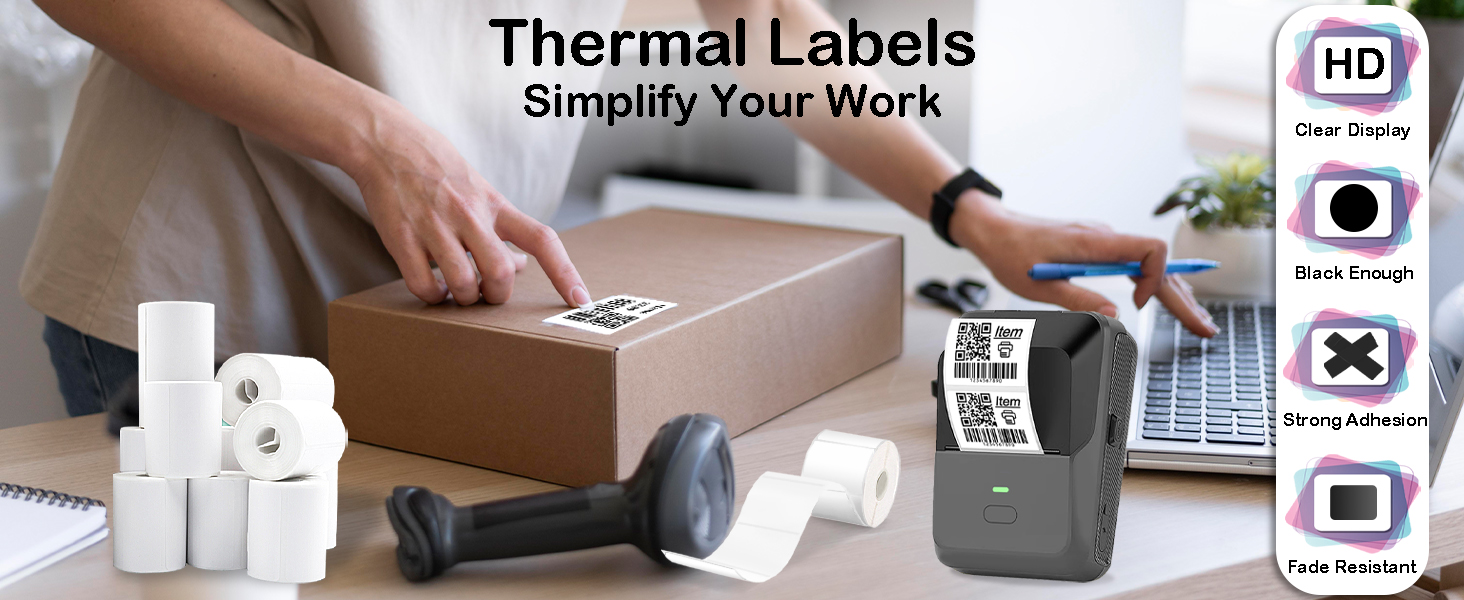 Label Maker Machine with Tape