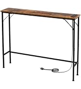 LOAKEKEL Narrow Console Table,Sofa Table with Storage,Entryway Table,Behind Couch Table,39" Entry...