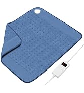 Electric Heating Pad for Neck and Shoulder and Back Muscle Pain Relief, 20"x24" Large Heating Pad...