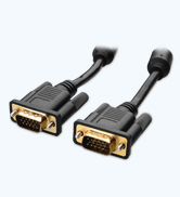VGA to VGA Cable with Ferrites (SVGA Cable)