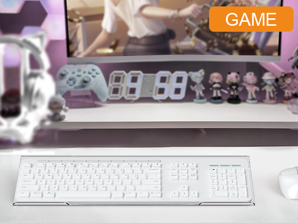 acrylic computer keyboard riser for desk