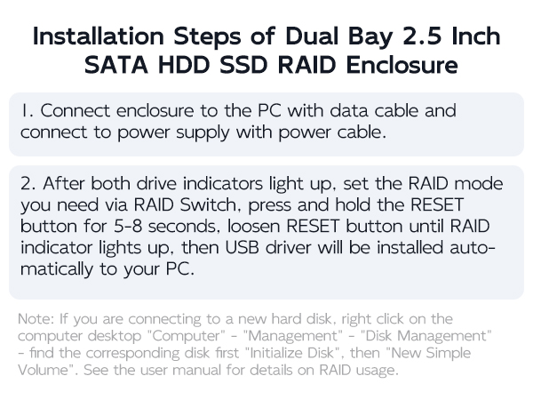 2.5 inch 7/9.5mm sata external hard disk enclosure data transfer storage housing caddy holder box