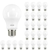 Linkind Dimmable A19 LED Light Bulbs, 60 Watt Equivalent, E26 Base, 2700K Soft White, 9.5W 800 Lu...