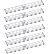 VYANLIGHT Motion Sensor LED Lights, 10 LED Battery Operated Motion Light, Stick-On Anywhere Magne...