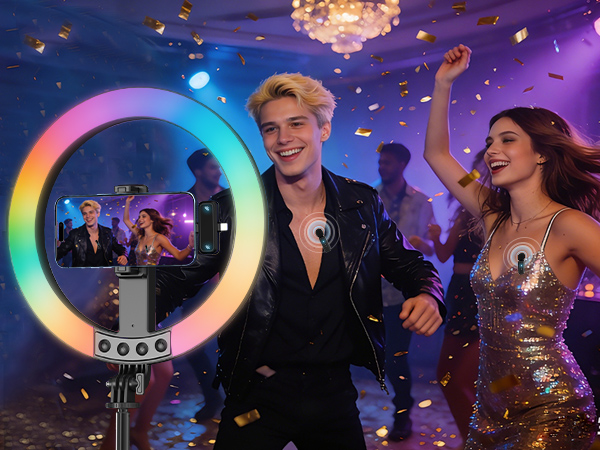 tripod for iphone with ring light, aro de luz profesional aro de luz para grabar videos