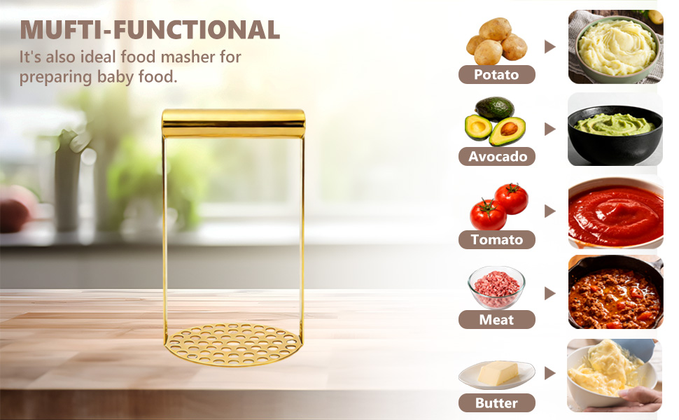 MUFTI-FUNCTIONAL,It&amp;#39;s also ideal food masher forpreparing baby food.