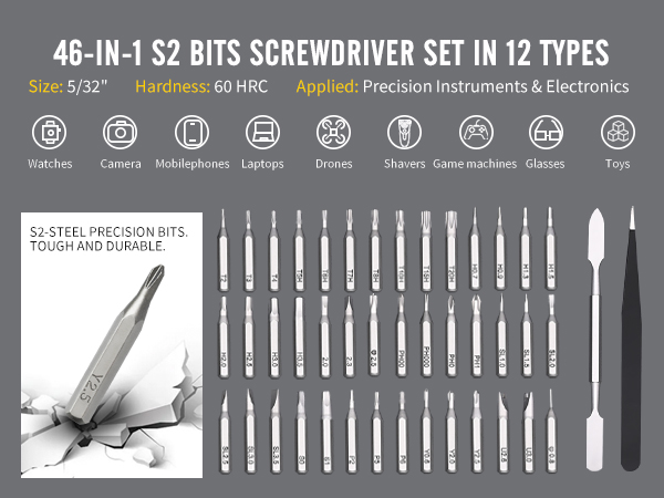 star screwdriver, pentalobe screwdriver, flathead philips screwdriver, screwdriver set magnetic tip