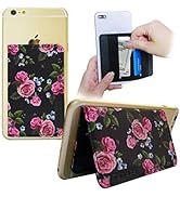 Tainada Stick On 3M Adhesive Flip Card Holder Multi-Card Slot Wallet ID, Credit Card Cash with Ph...