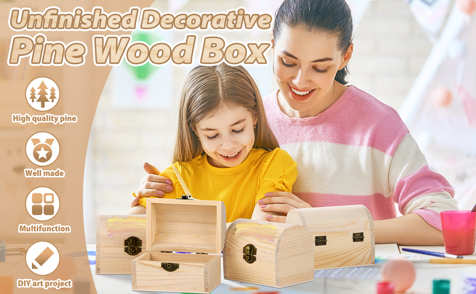 Pine Wood Box