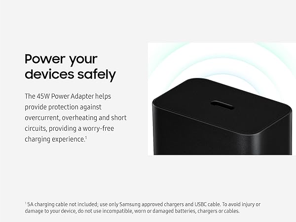 Samsung 45W Power Adapter w/o Cable