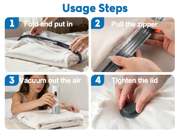 vacuum travel bags with pump