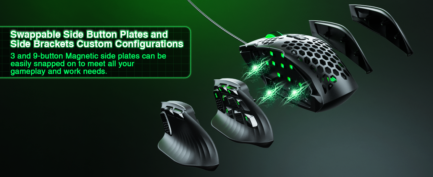 SM809 gaming mouse,gaming mouse, MMO mouse,wired mouse,wired gaming mouse