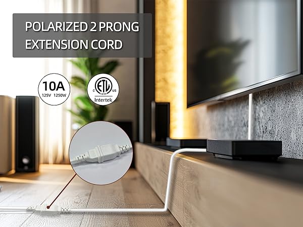 The application of power extension cords in home scenarios