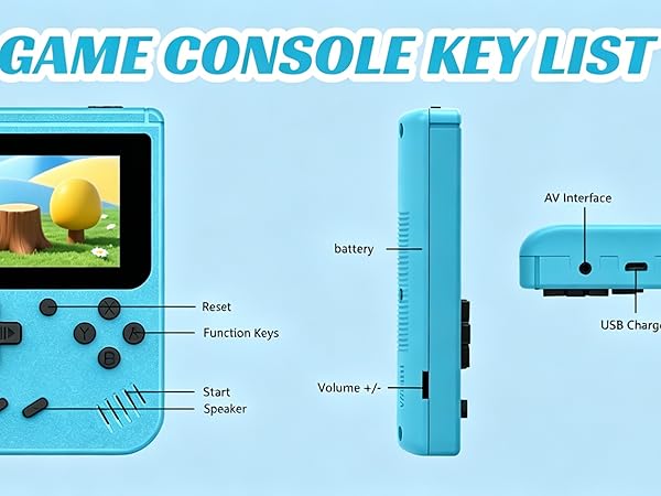 retro game console with built in games