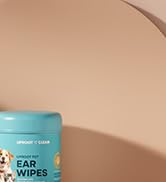 Uproot Clean Cat &amp; Dog Ear Cleaner Finger Wipes (50ct.): Disposable Dog Ear Wipes Enriched with S...